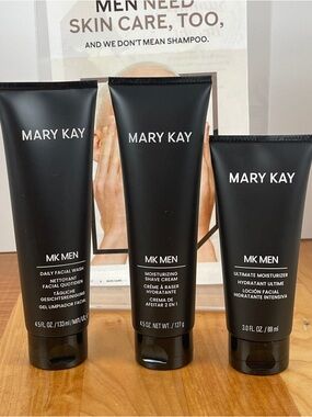 Mary Kay MK Men Moisturizing Shave Cream - Black Tube